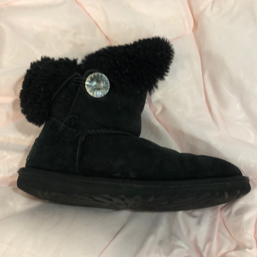black uggs with jewel
